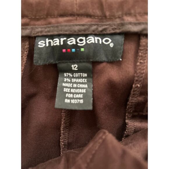 Sharagano Brown Pants Size 12 - Picture 3 of 3